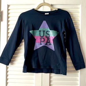 Sweatshirt Kids size 9-10 Navy, US Polo Assn.